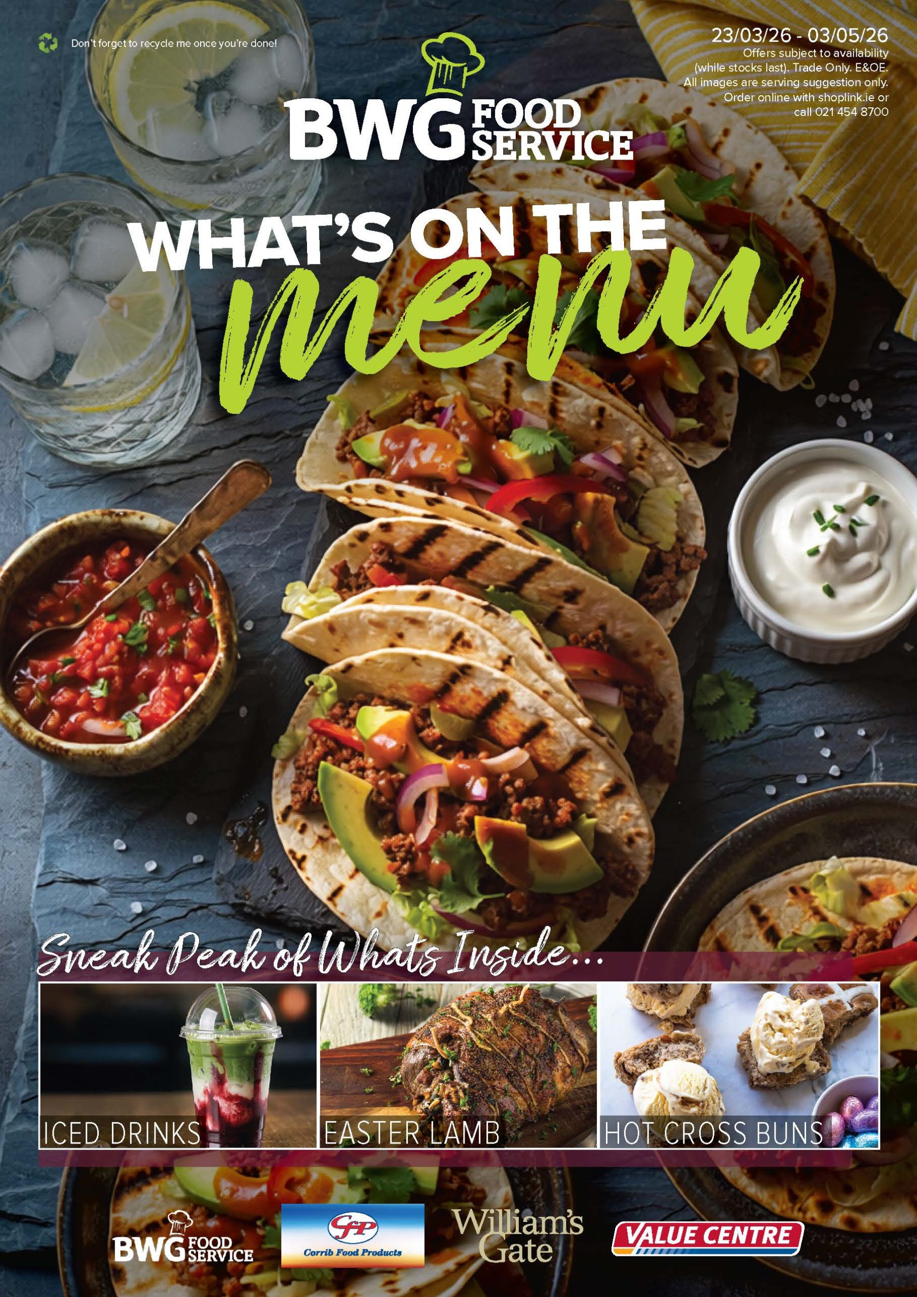 Food Service brochure cover