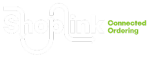 Shoplink Logo with tagline connected ordering
